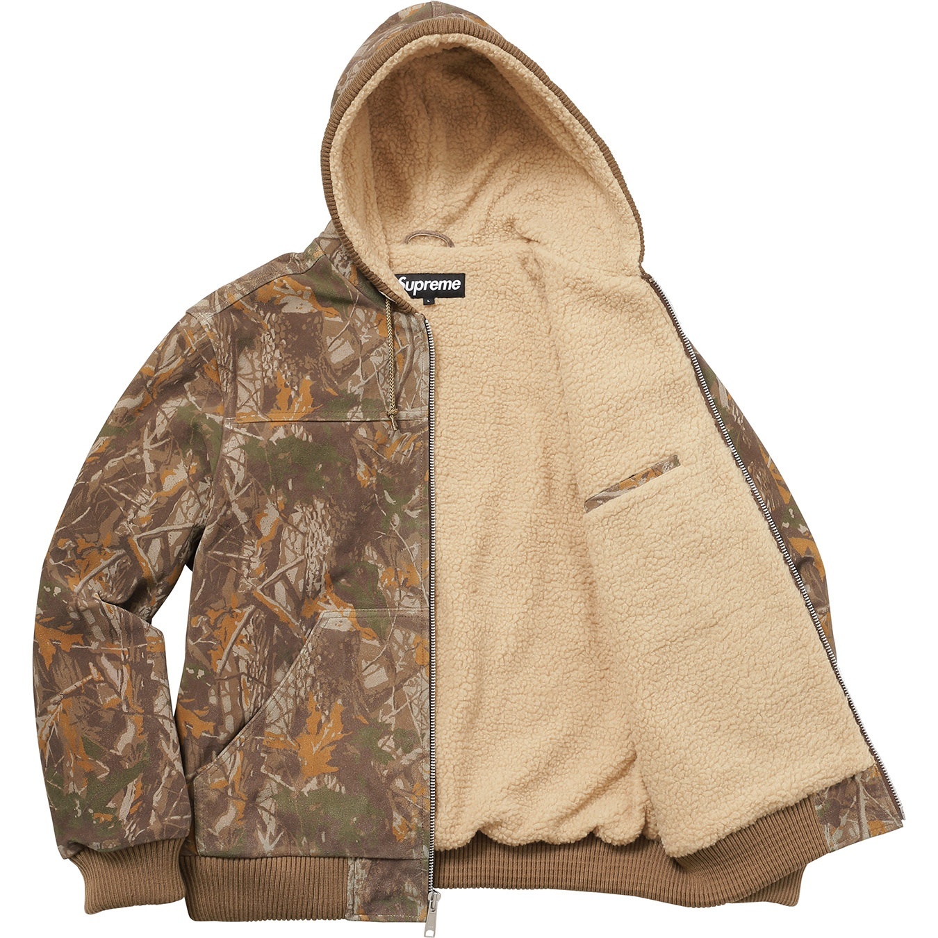 Hooded Suede Work Jacket view 5
